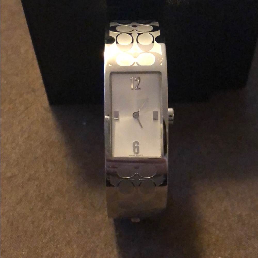Women’s Coach bangle watch